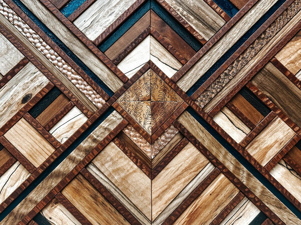 Norwegian Cabin Mosaic